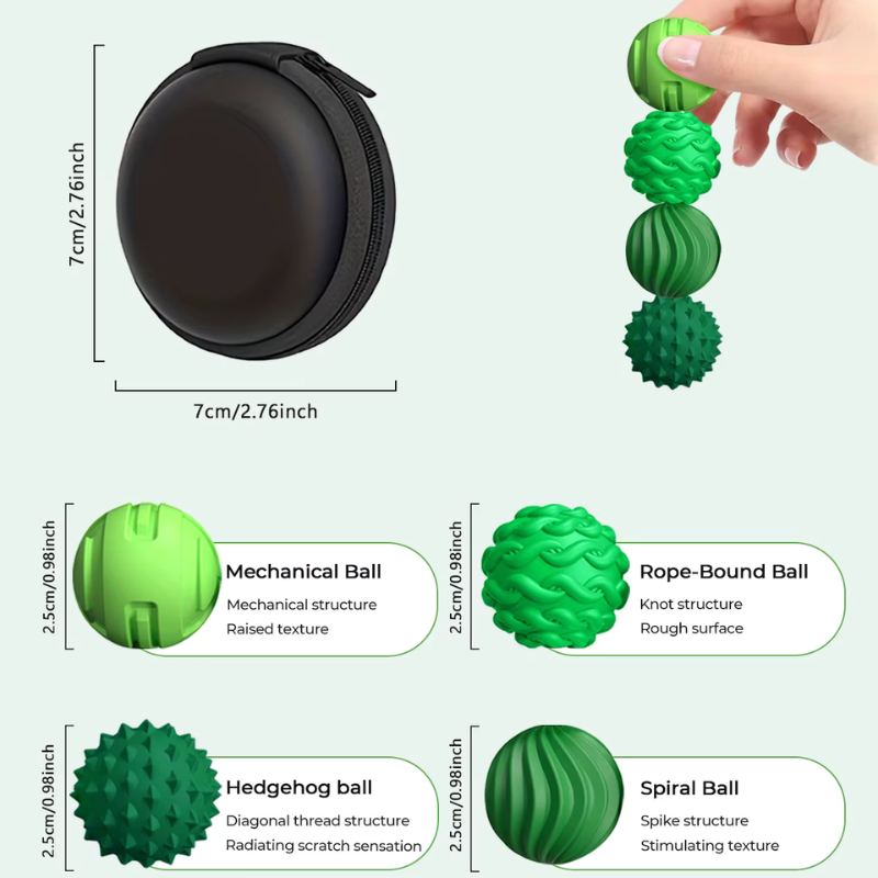 SensoBall ways to play friction suspension swing magnetic linking