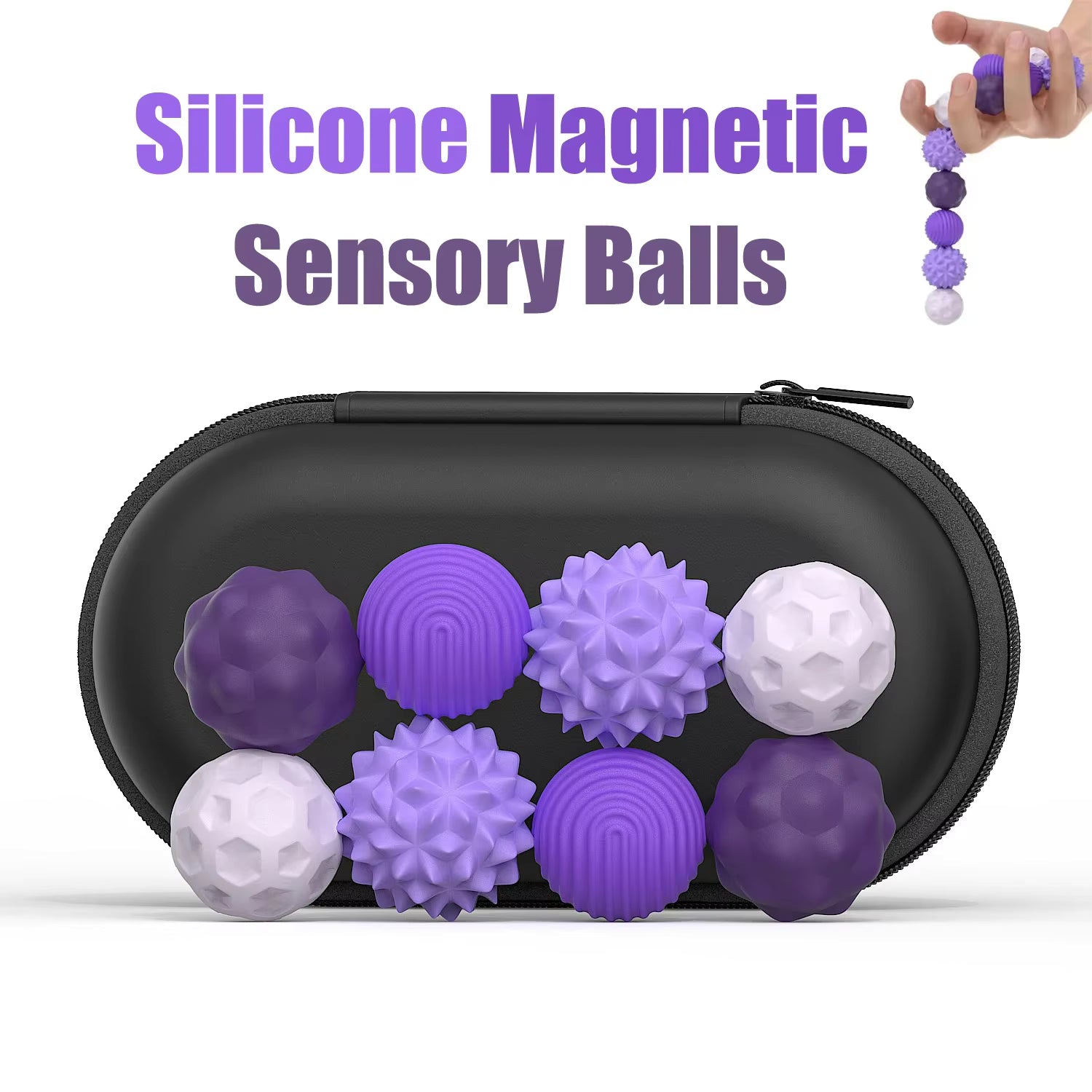 SensoBall magnetic sensory fidget toy for anxiety ADHD and autism